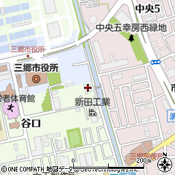 埼玉県三郷市谷口591周辺の地図