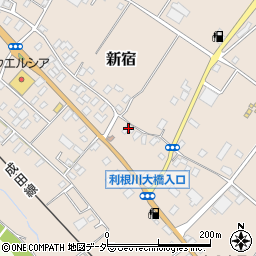 千葉県香取郡東庄町新宿1125周辺の地図