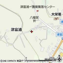 千葉県成田市津富浦1205周辺の地図