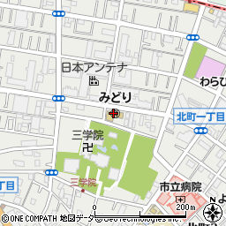 蕨市立　みどり保育園周辺の地図