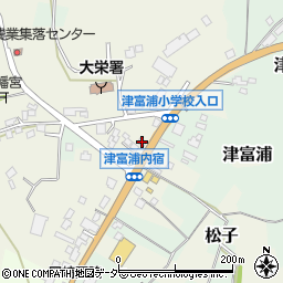 千葉県成田市津富浦1264周辺の地図