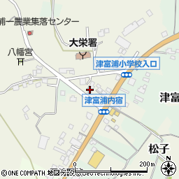 千葉県成田市津富浦1263周辺の地図