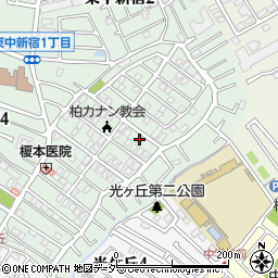 レオパレス新柏第１２周辺の地図