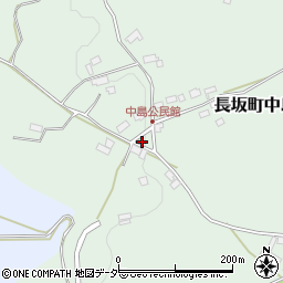 山梨県北杜市長坂町中島179周辺の地図