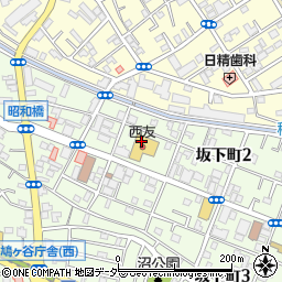 マミークリーニング　西友鳩ヶ谷店周辺の地図