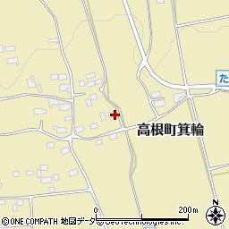 山梨県北杜市高根町箕輪1743周辺の地図