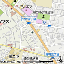 埼玉県蕨市錦町3丁目5-12周辺の地図