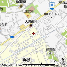 埼玉県川口市新堀22周辺の地図