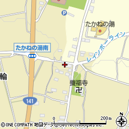 山梨県北杜市高根町箕輪873周辺の地図