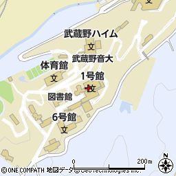 武蔵野音楽大学附属高等学校周辺の地図