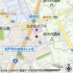 千葉県松戸市根木内256-28周辺の地図