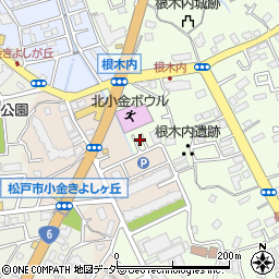 千葉県松戸市根木内256-35周辺の地図