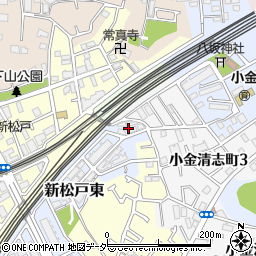 千葉県松戸市新松戸東16周辺の地図
