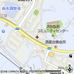 千葉県印旛郡栄町酒直台周辺の地図