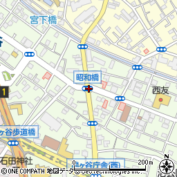 昭和橋周辺の地図