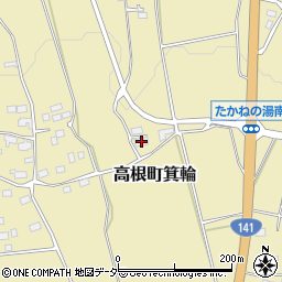 山梨県北杜市高根町箕輪1677周辺の地図