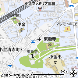 ルーミー小金周辺の地図