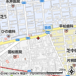 矢作花店周辺の地図