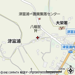 千葉県成田市津富浦1120周辺の地図