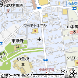 京葉銀行北小金支店周辺の地図
