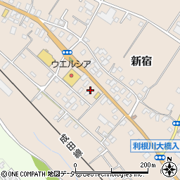 千葉県香取郡東庄町新宿1195周辺の地図