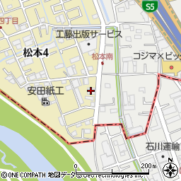 愛の家グループホームさいたま松本周辺の地図