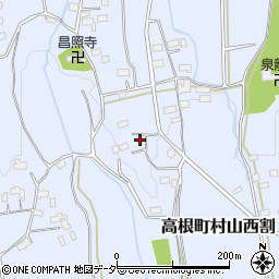 山梨県北杜市高根町村山西割1365周辺の地図