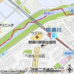 シルク柳瀬川店周辺の地図