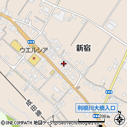 千葉県香取郡東庄町新宿1176周辺の地図