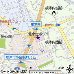 温野菜 松戸北小金ボウル店周辺の地図