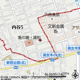 ガーデンシティ武蔵浦和周辺の地図