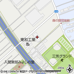 埼玉県入間郡三芳町上富307周辺の地図