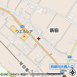 千葉県香取郡東庄町新宿1186周辺の地図