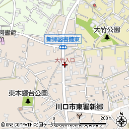 大竹入口周辺の地図