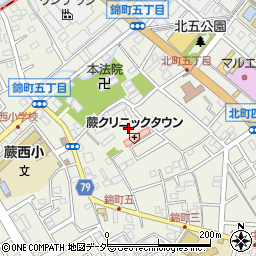 田代内科周辺の地図