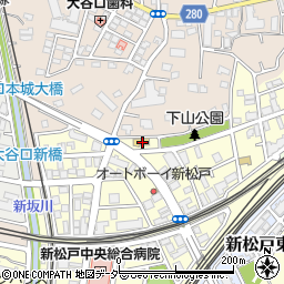 タイヤ館新松戸周辺の地図