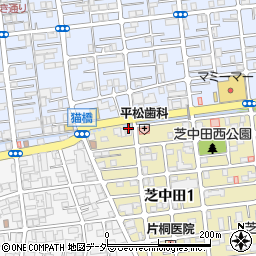第１駒井荘周辺の地図