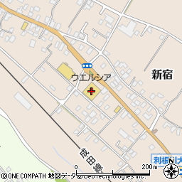 ウエルシア東庄新宿店周辺の地図