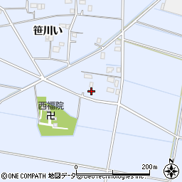 千葉県香取郡東庄町笹川い2253-2周辺の地図