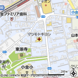 マツモトキヨシ松戸小金店周辺の地図