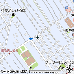 埼玉県狭山市北入曽1508-8周辺の地図
