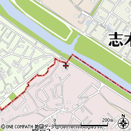 埼玉県朝霞市宮戸3丁目17-3周辺の地図