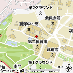 麗澤高等学校周辺の地図