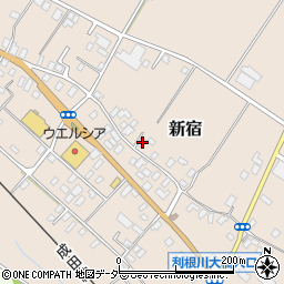 千葉県香取郡東庄町新宿1178周辺の地図