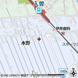 埼玉県狭山市水野590周辺の地図