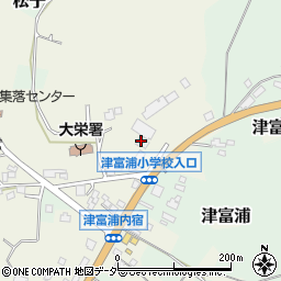 千葉県成田市津富浦1101周辺の地図