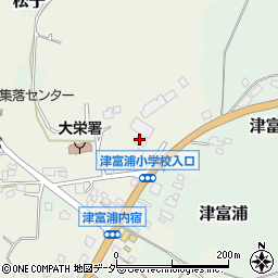 千葉県成田市津富浦1101周辺の地図