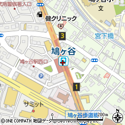 埼玉りそな銀行鳩ケ谷駅 ＡＴＭ周辺の地図