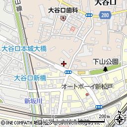 ローソン松戸大谷口店周辺の地図