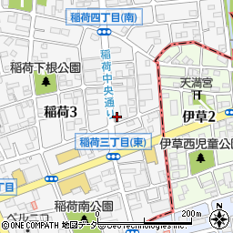 亀田忠土地家屋調査士事務所周辺の地図